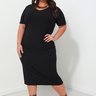 02 vestido midi canelado plus size