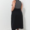 01 saia midi de cirre peluciada plus size