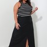 02 saia midi de cirre peluciada plus size
